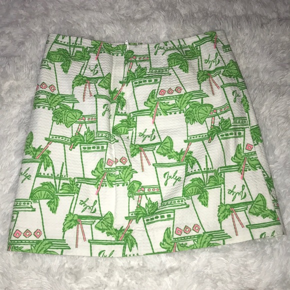 Lilly Pulitzer Lavender skirt Just Add Mint - Picture 2 of 3